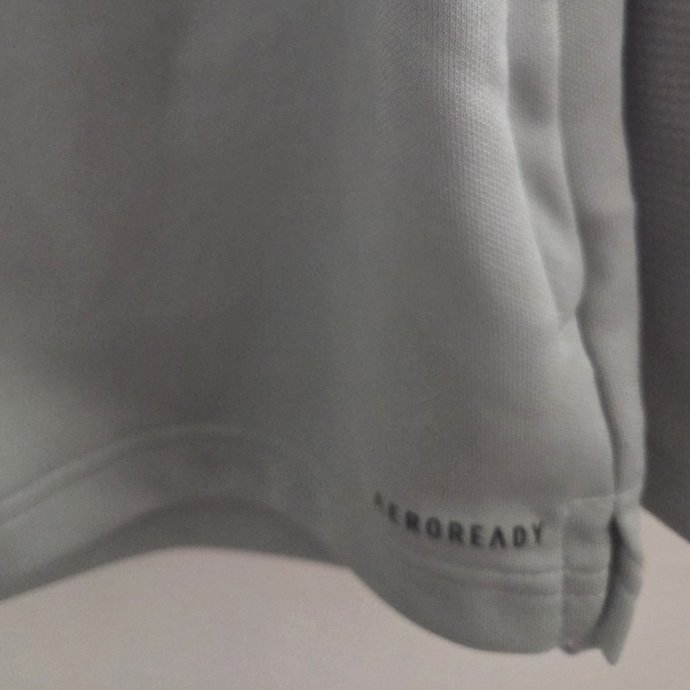 Adidas Kids Aeroready Pewter Zipup Jacket In Size Kids Large (13-14 Yrs) - Picture 10 of 16